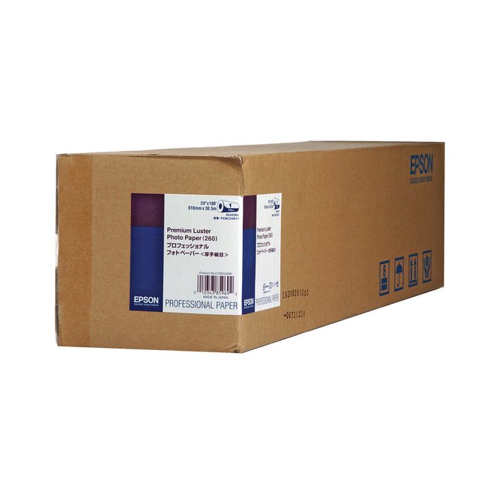 Epson Premium Luster Photo Inkjet Paper, 24" x 100' - Roll Paper