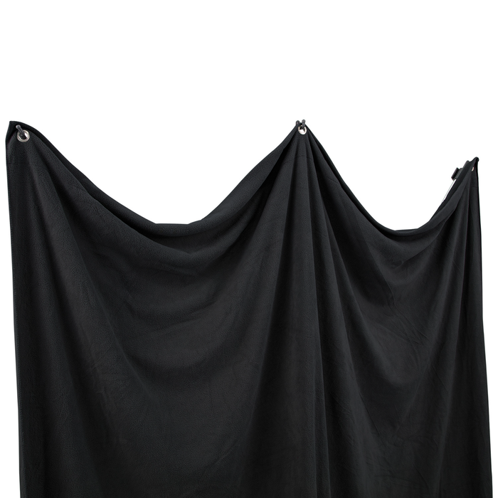 Westcott X-Drop Pro Wrinkle-Resistant Backdrop Kit, 8' x 8' - Rich Black
