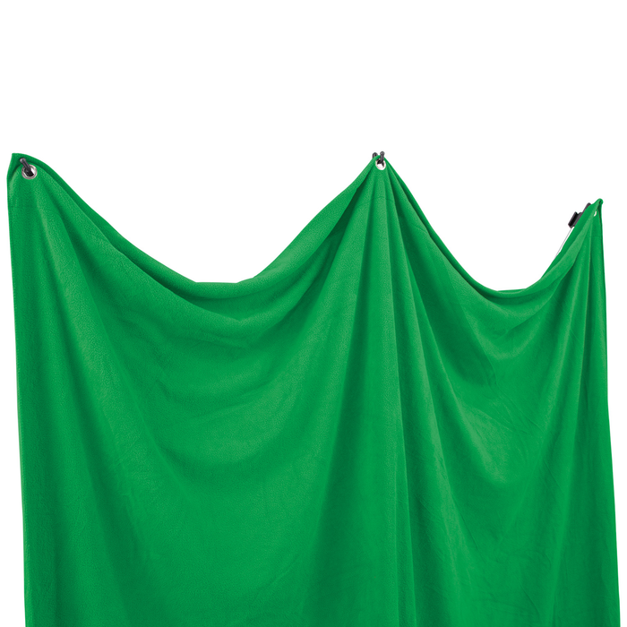 Westcott X-Drop Pro Wrinkle-Resistant Backdrop Kit, 8' x 8' - Chroma-Key Green Screen