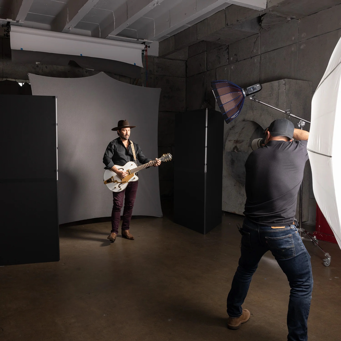Westcott X-Drop Pro 3-Pack Wrinkle-Resistant Backdrop Kit, 8' x 8'