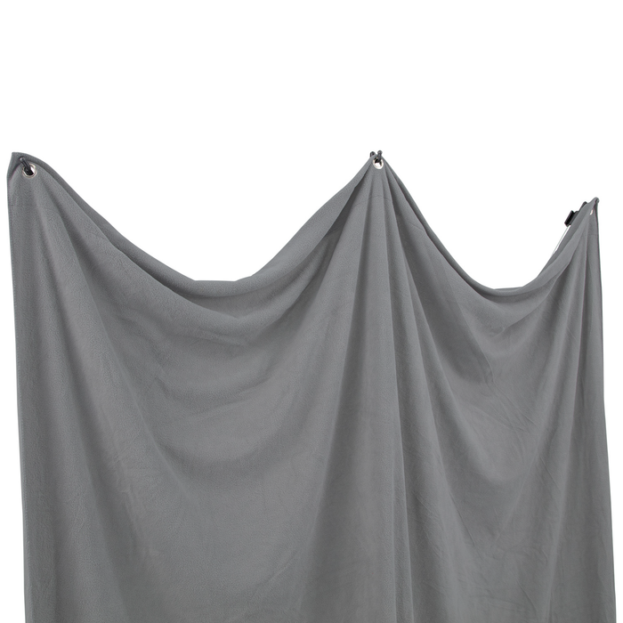 Westcott X-Drop Pro Wrinkle-Resistant Backdrop Kit, 8' x 8' - Neutral Gray