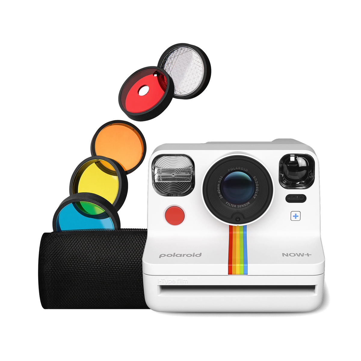 Polaroid Now+ Generation 2 i-Type Camera, White + Lens Filter Set -  Worldshop