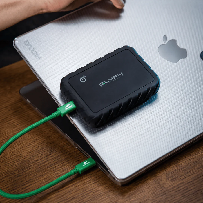 Glyph Technologies 2TB Atom EX80 High-Intensity USB4 80Gbps NVMe Portable External SSD with Location Track