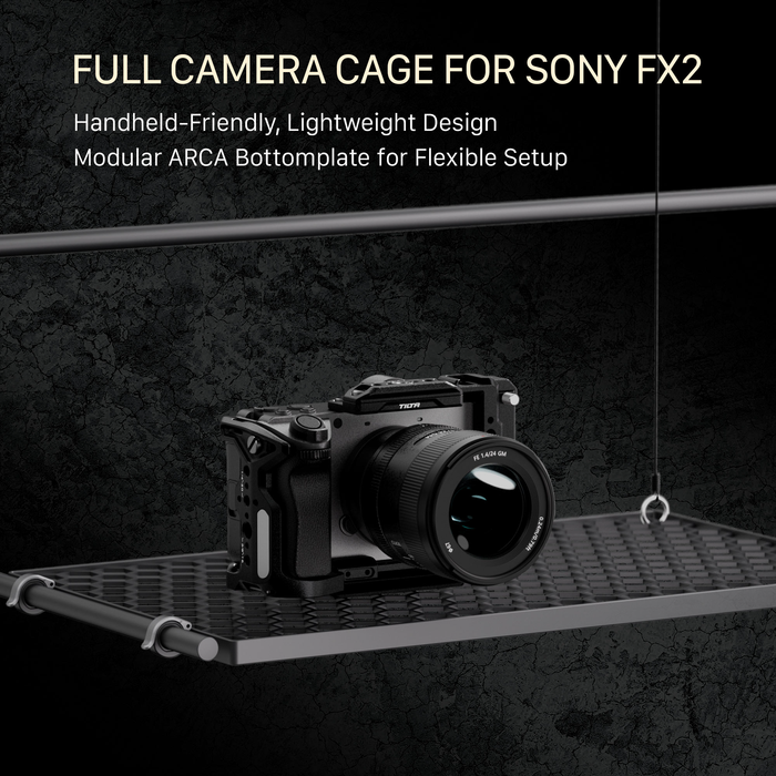 Tilta Full Camera Cage for Sony FX2 - Titanium Gray