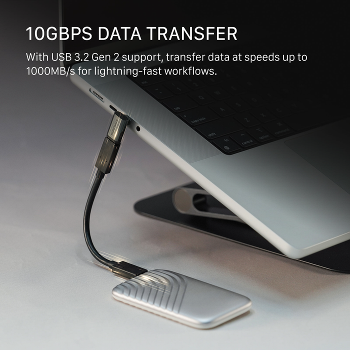 Tilta Khronos 90-Degree USB-C Adapter - Space Gray