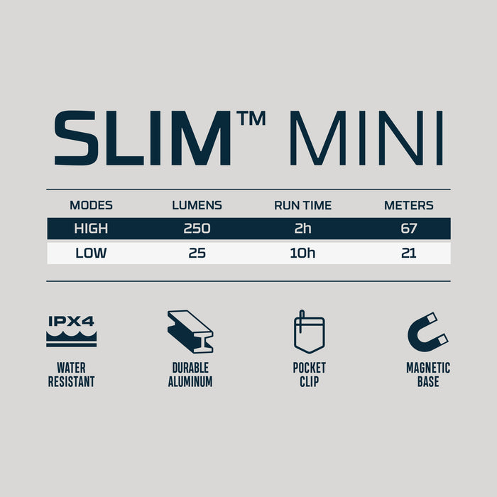 Nebo Slim Mini Rechargeable LED Pocket Light