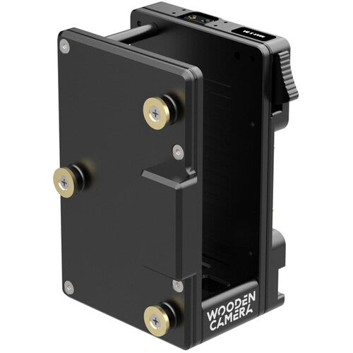 Wooden Camera Dual Battery Plate Cradle for Teradek Bolt LT Transmitter - Gold Mount