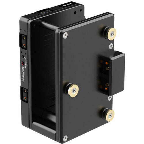 Wooden Camera Dual Battery Plate Cradle for Teradek Bolt LT Transmitter - Gold Mount