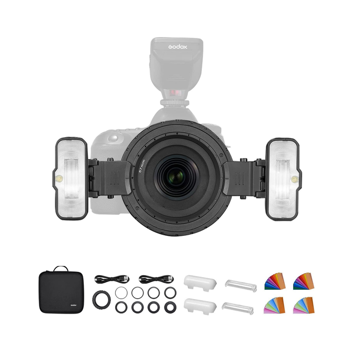 Godox MF12 Macro Flash 2-Light Kit — Glazer's Camera Godox MF12 Macro Flash 2-Light Kit — Glazer's Camera