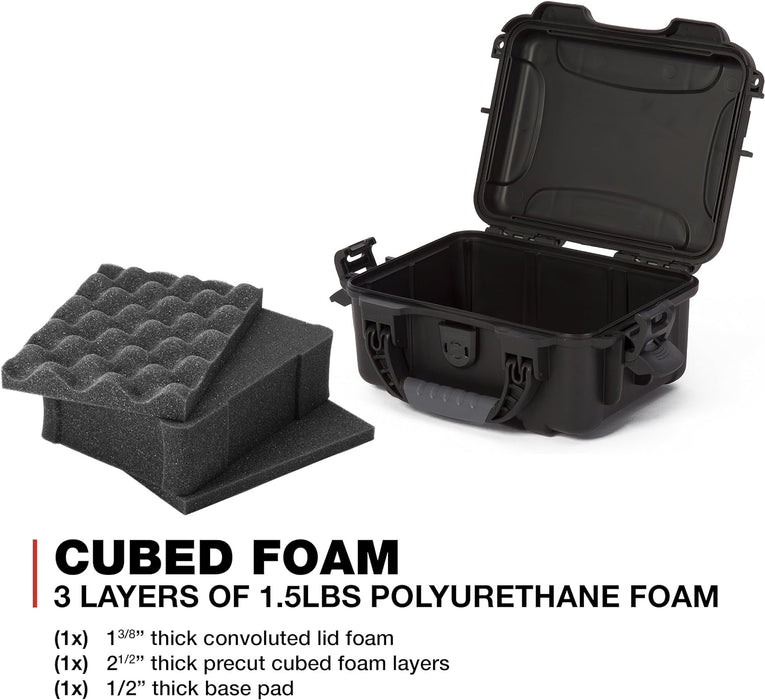Nanuk 904 Waterproof Hard Case with Foam Insert - Black