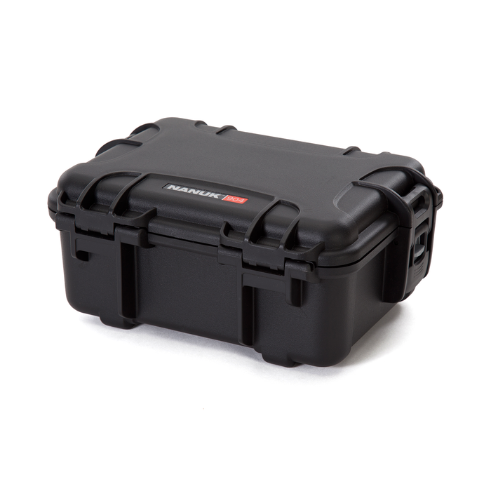 Nanuk 904 Small-Series Protective Case with Cubed Foam & Lid Foam - Black