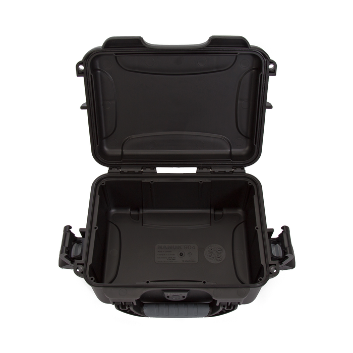Nanuk 904 Small-Series Protective Case with Cubed Foam & Lid Foam - Black