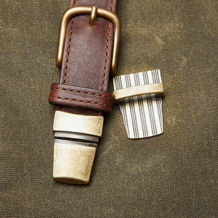 ONA Bond Street Messenger Bag, Waxed Canvas - Olive