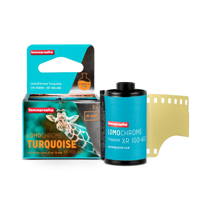 Lomography 2021 LomoChrome Turquoise 100–400 Color Negative - 35mm Film, 36 Exposures, Single Roll