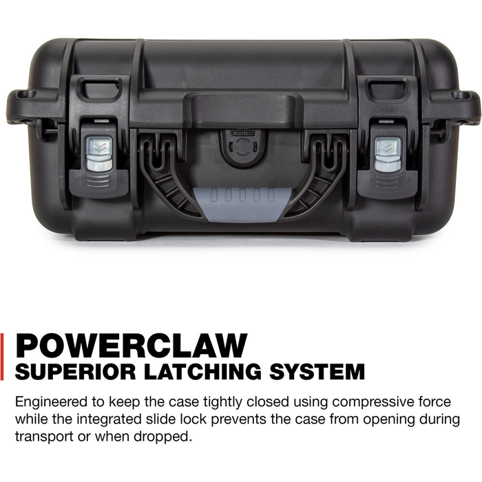 Nanuk R 915 Medium-Series Protective Case with Cubed Foam & Lid Foam - Black