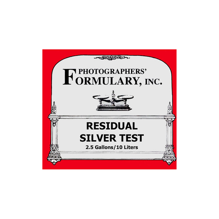 Photographers' Formulary Residual Silver Test (Makes 2.5 Gallons/10 Liters)