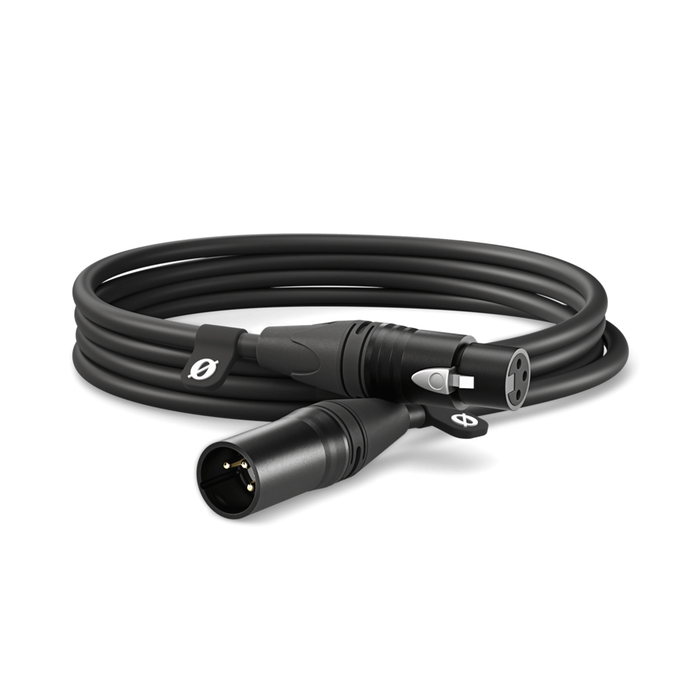 Rode XLR Male to XLR Female Cable, 9.8' (3m) - Black