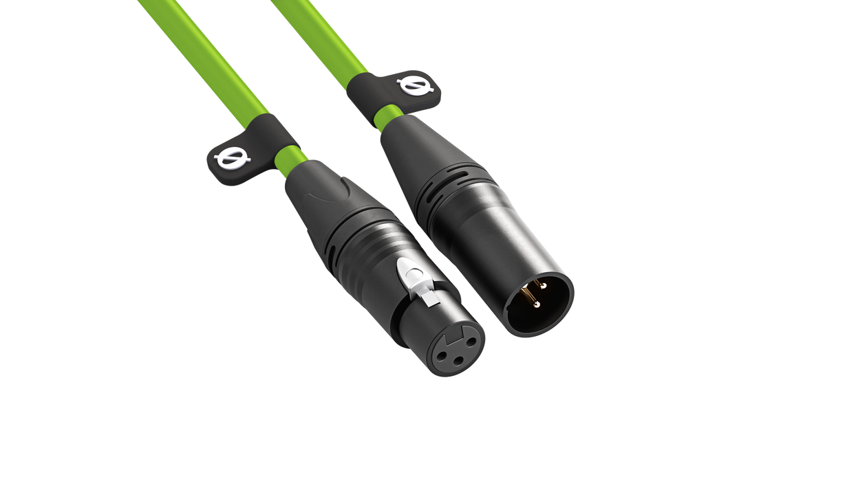 Rode XLR Male to XLR Female Cable, 9.8' (3m) - Green