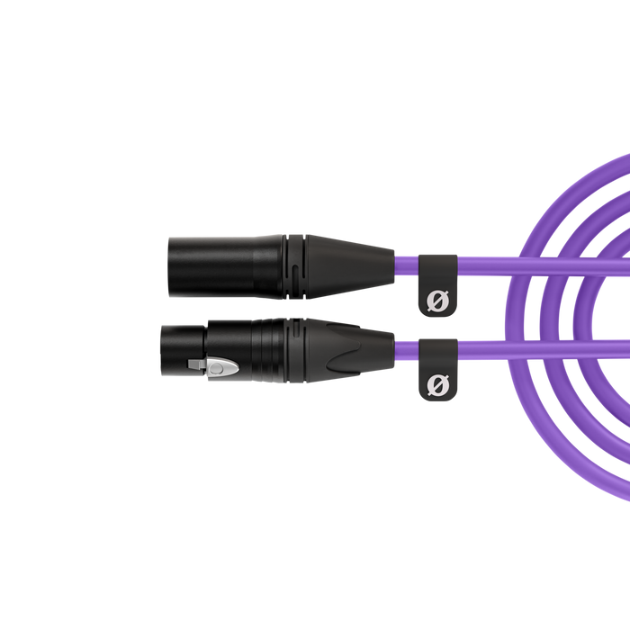 Rode XLR Male to XLR Female Cable, 9.8' (3m) - Purple