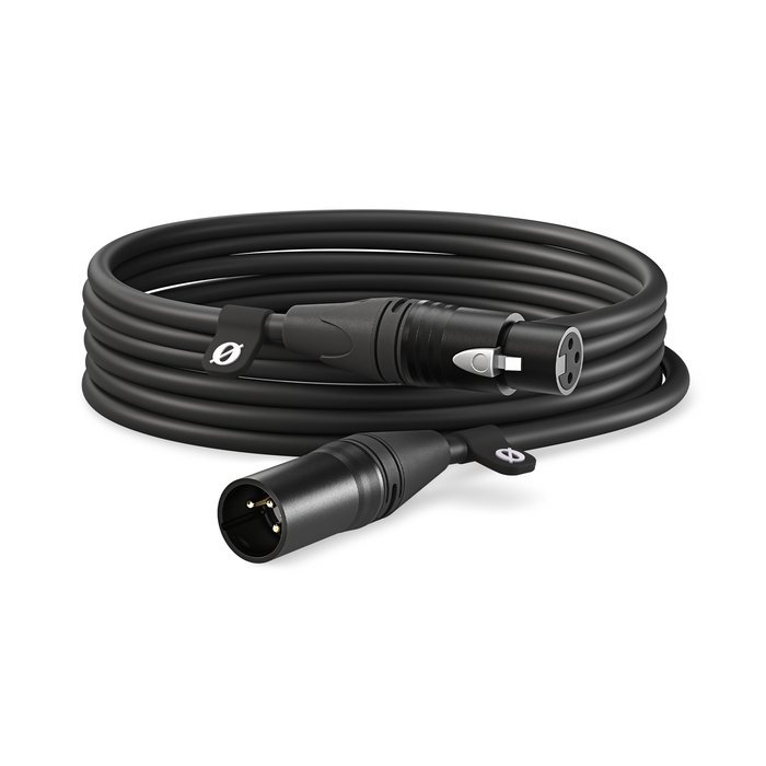 Rode XLR Male to XLR Female Cable, 19.7' (6m) - Black