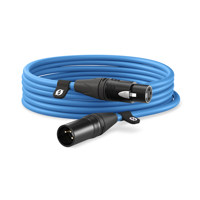 Rode XLR Male to XLR Female Cable, 19.7' (6m) - Blue