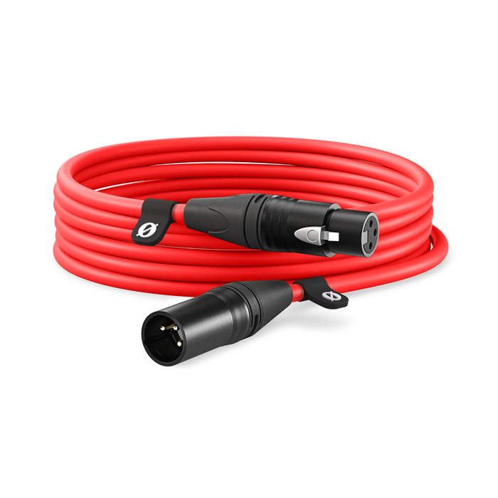 Rode XLR Male to XLR Female Cable, 19.7' (6m) - Red