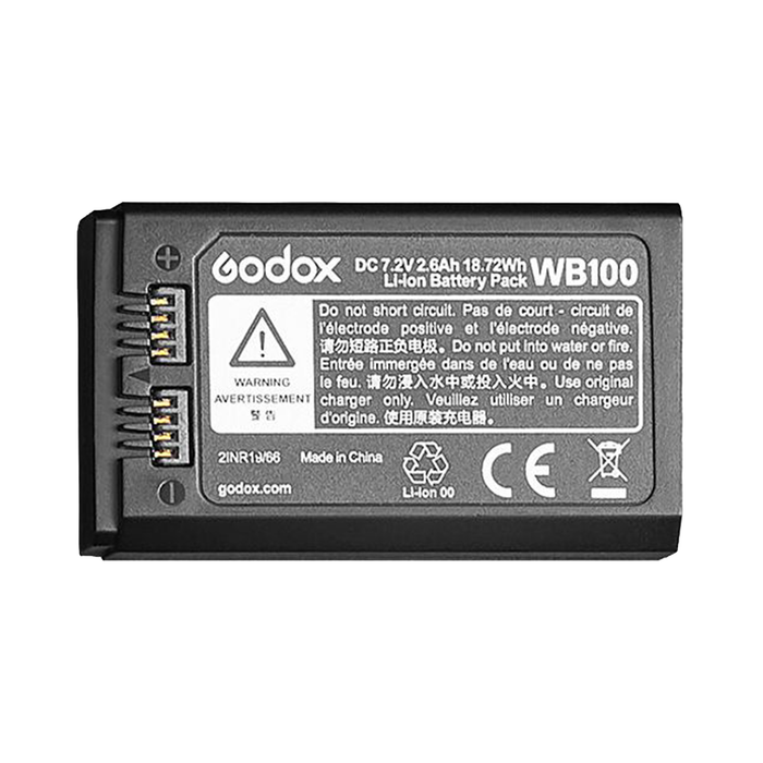 Godox WB100 Battery for AD100pro Pocket Flash & Select Flashes