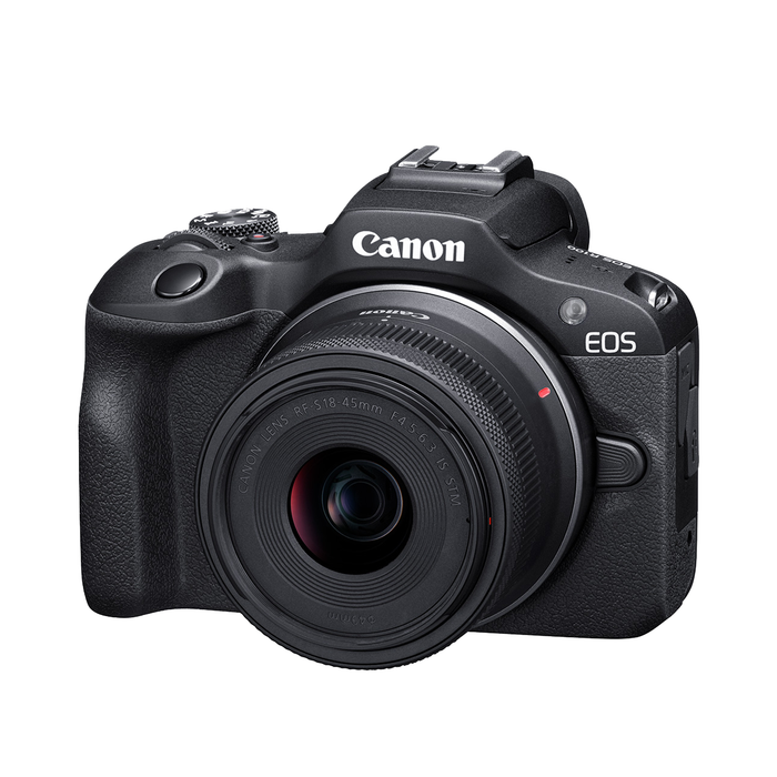 Canon EOS R100 RF-S 18-45mm f/4.5-6.3 IS STM & RF-S 55-210mm f/5-7.1 IS STM Lens Kit
