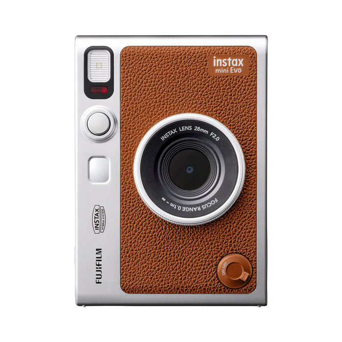 Fujifilm Instax Mini Evo Instant Camera - Brown