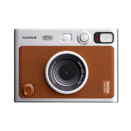 Fujifilm Instax Mini EVO Instant Camera - Brown — Glazer's Camera