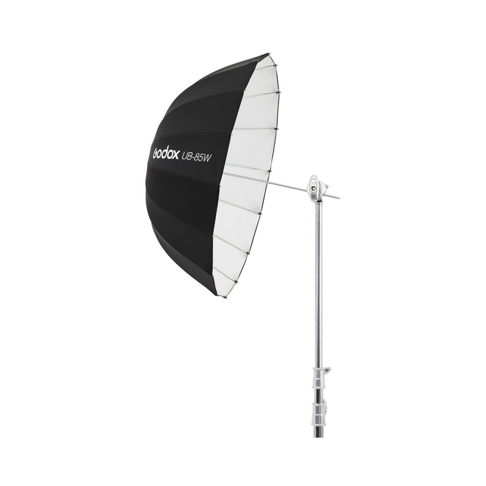 Godox UB-85W White Parabolic Umbrella, 33.5" (85cm) - White