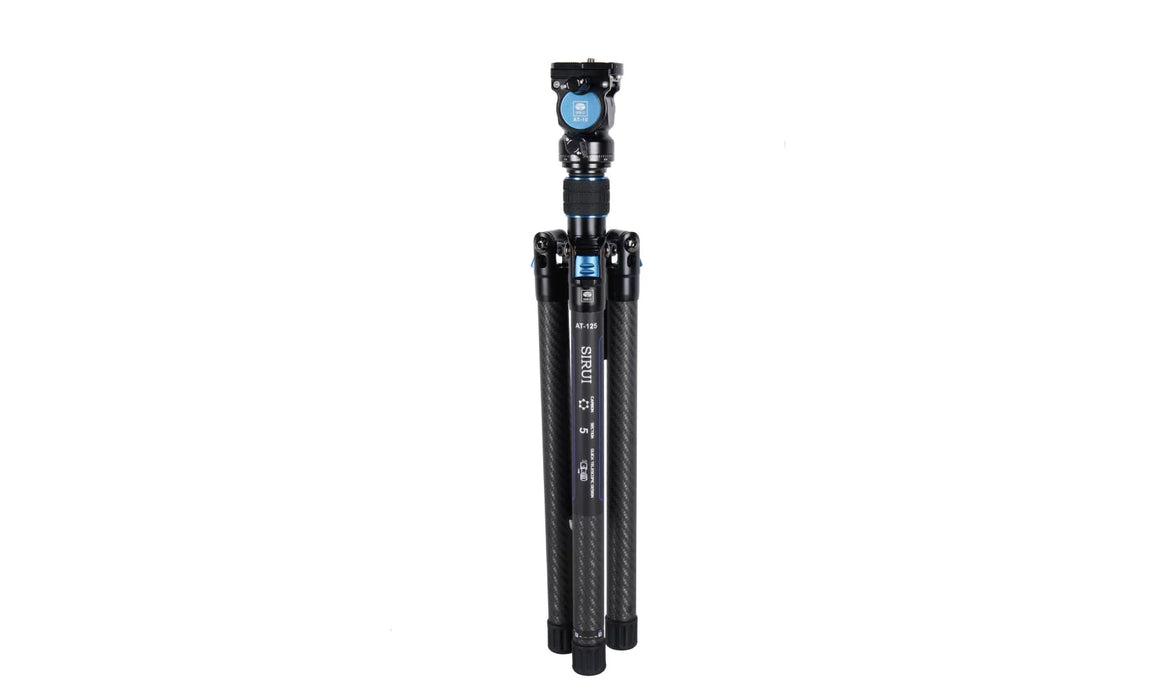 Sirui AT-125 Carbon Fiber Traveller Tripod with AT-10 Fluid Video Head