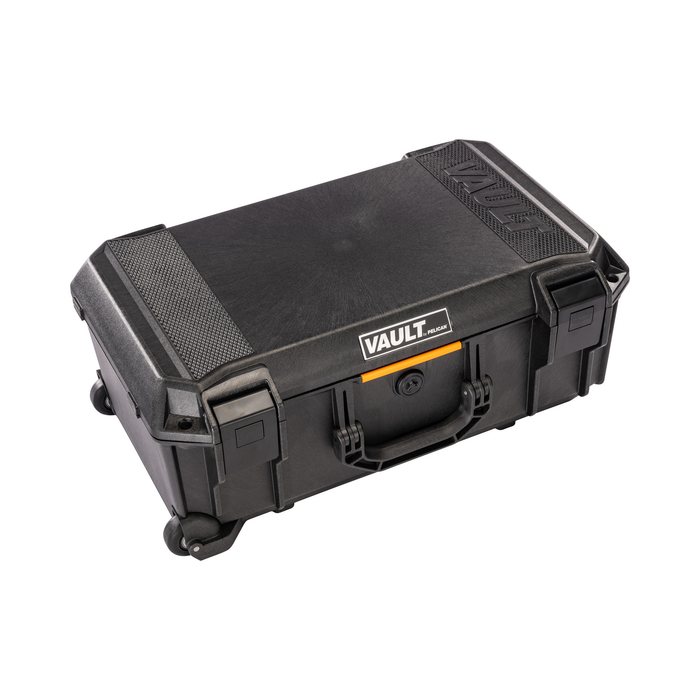 Pelican V525 Vault Rolling Case with Padded Dividers & Lid Foam - Black