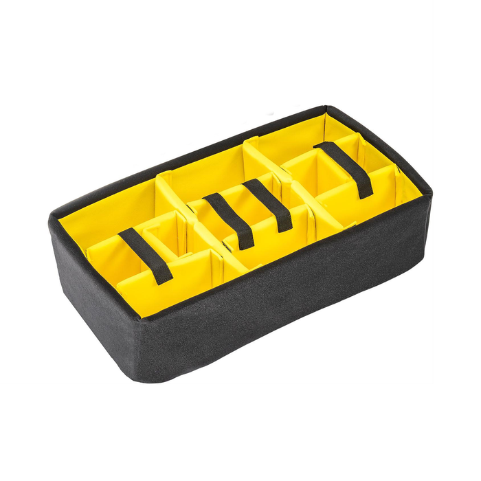 Pelican 1510SC Protector Studio Case with Padded Dividers & Lid Organizer Laptop Sleeve & Accessory Pouch - Black