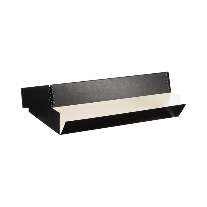 Lineco Drop-Front Archival Box, Black - 11.75 x 18.25 x 3"