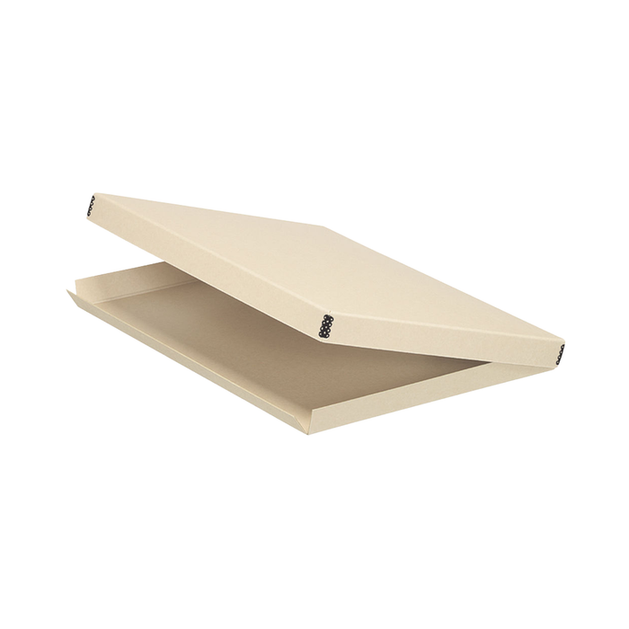 Lineco Drop-Front Archival Box, Tan - 11.75 x 17.75 x 1.5"