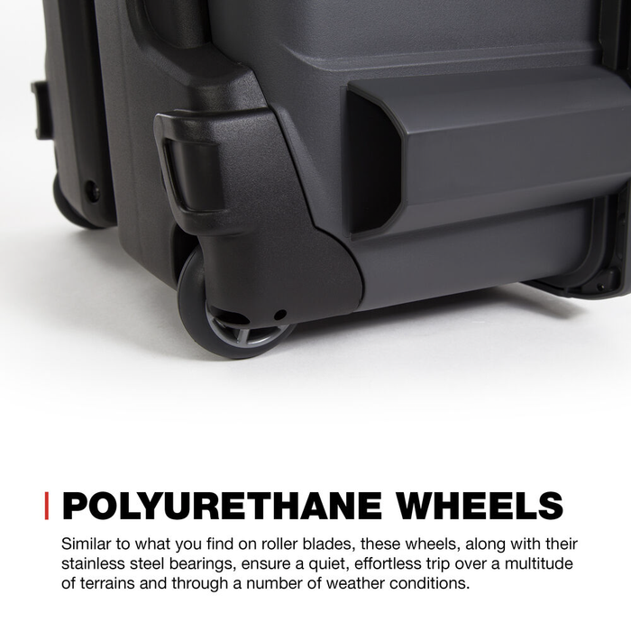 Nanuk 950 Wheeled Protective Case with Cubed Foam & Lid Foam - Graphite