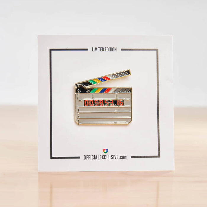 Clapperboard Pin - Gold