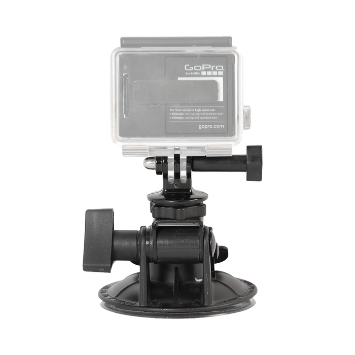 Delkin Devices Fat Gecko Stealth Single Suction Cup Camera Mount with GoPro Adapter
