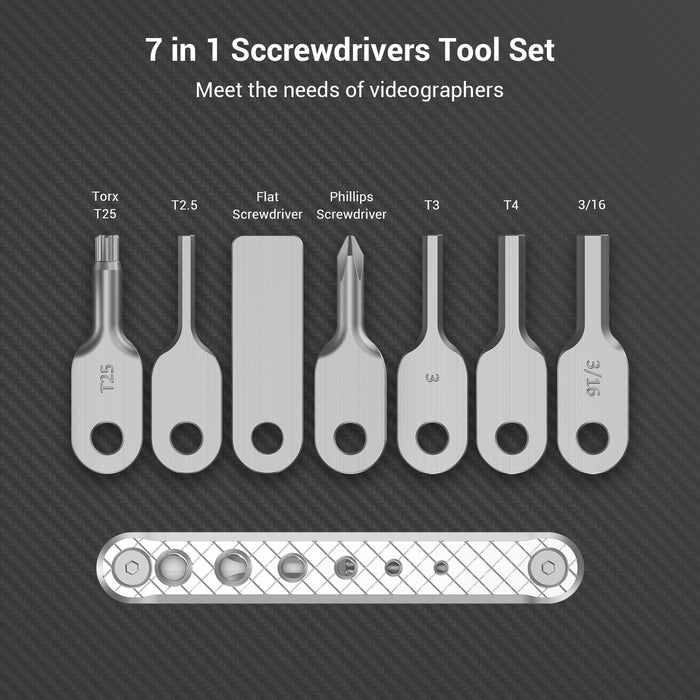 SmallRig Folding Multi-Tool Kit with Screwdrivers and Wrenches AAK2213C