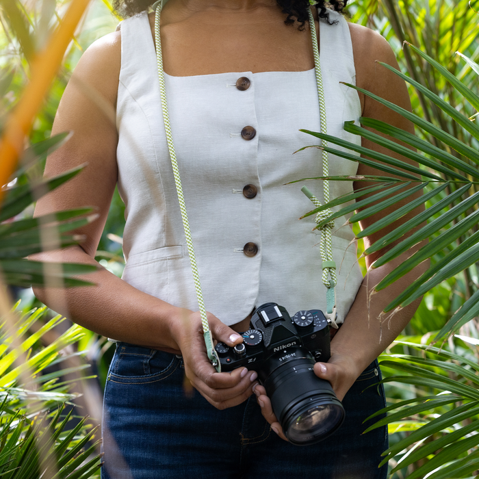 ProMaster Rope Camera Strap with Split Ring, 38-48" - Yellow / Green