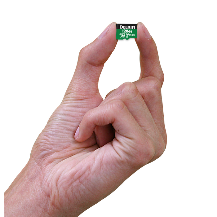 Delkin Devices 128GB POWER UHS-II microSDXC Memory Card with microSD Adapter
