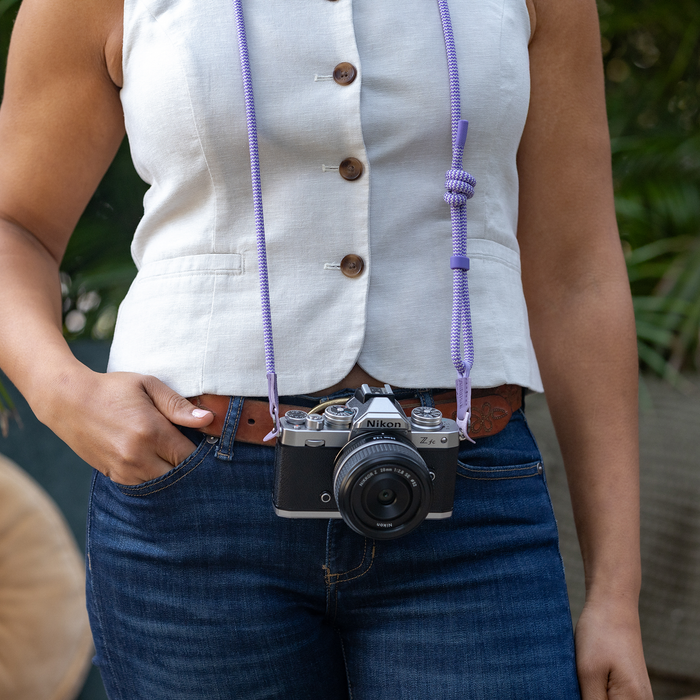 ProMaster Rope Camera Strap with Split Ring, 38-48" - Purple