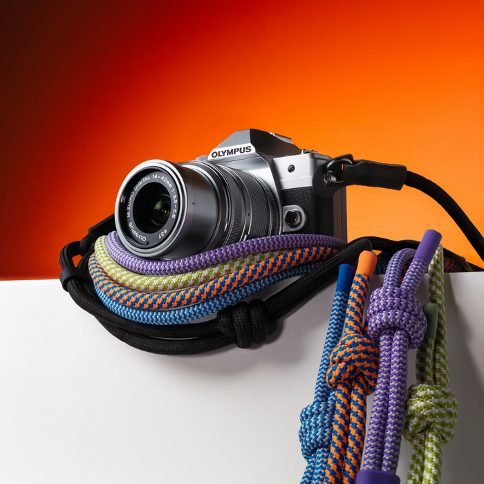 ProMaster Rope Camera Strap with Split Ring, 38-48" - Orange / Navy