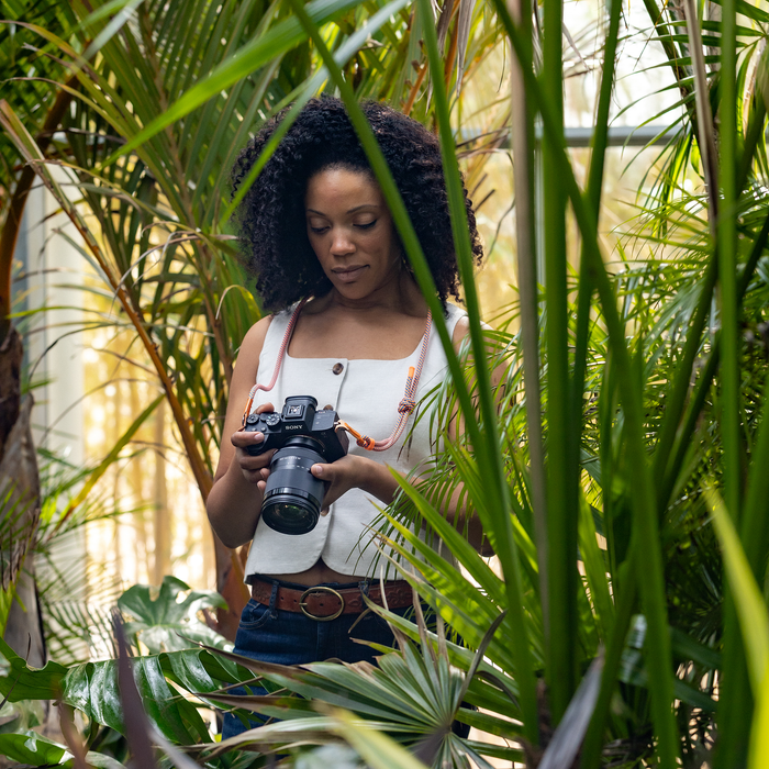 ProMaster Rope Camera Strap with Split Ring, 38-48" - Orange / Navy