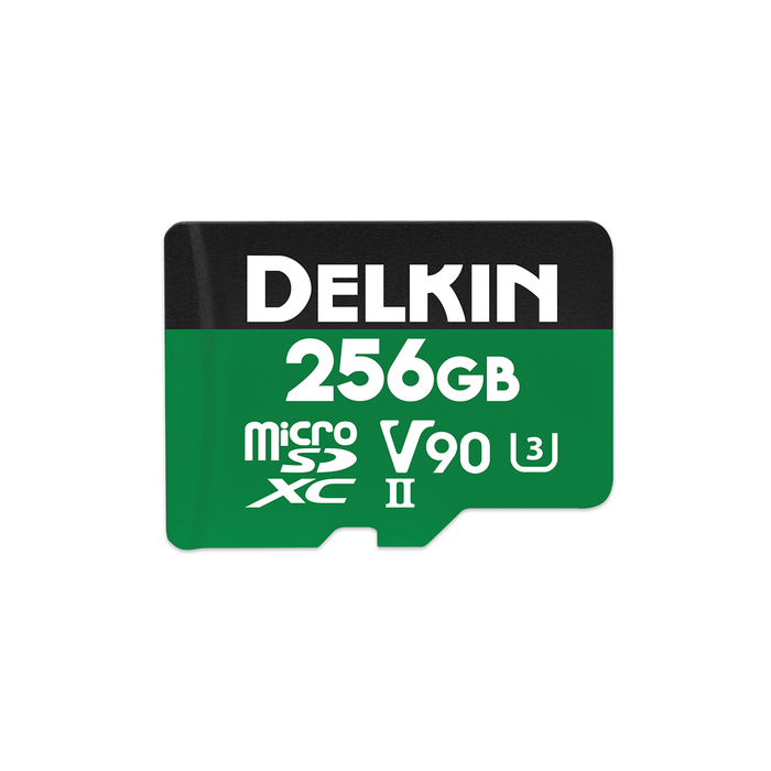 Delkin Devices 256GB POWER UHS-II microSDXC Memory Card with microSD Adapter