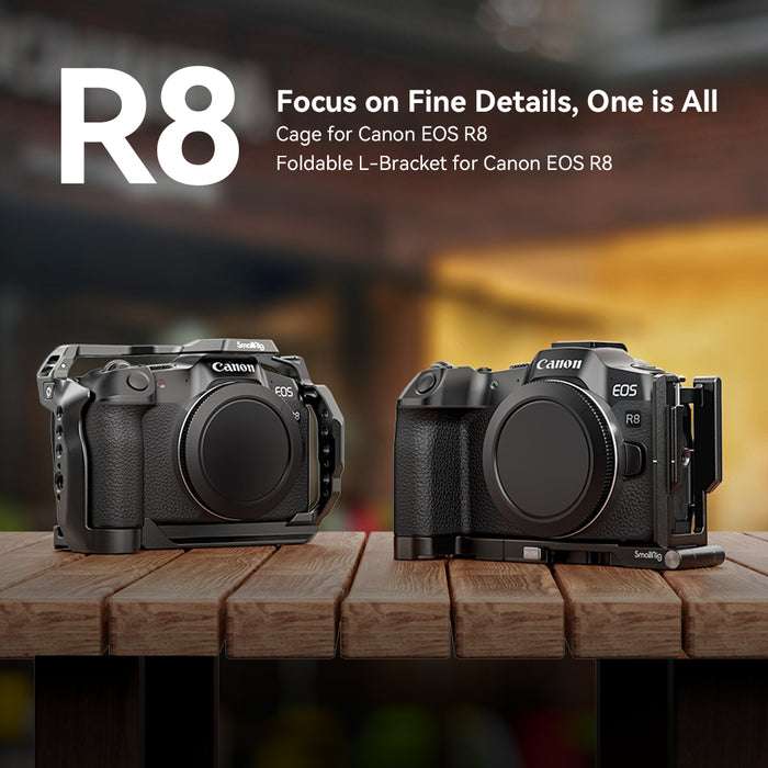 Camera Rig Fro R8 SmallRig Camera Cage for Canon EOS R8 4212 — Glazer's Camera