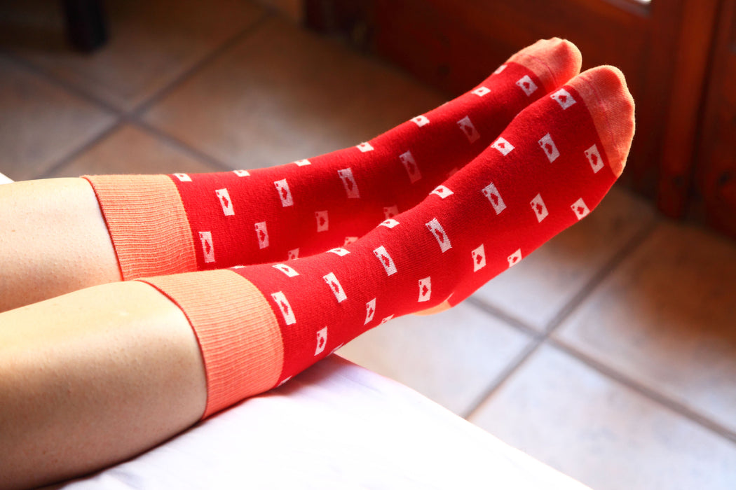 Photolove Socks - Infrared Red