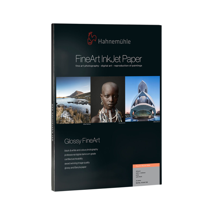 Hahnemühle FineArt Baryta Satin Inkjet Paper 300, 17" x 22" - 25 Sheets
