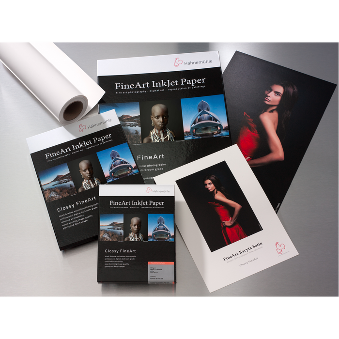Hahnemühle FineArt Baryta Satin Inkjet Paper 300, 17" x 22" - 25 Sheets